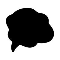 Speech bubble on white background. illustration for your design. Web for app. vector