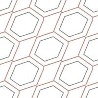 Flat Minimal hexagon tile seamless pattern subtle isolated white background perfect for discreet branding stationery product backdrops concept as Subtle minimal hexagon tile seamle Clean Pro vector