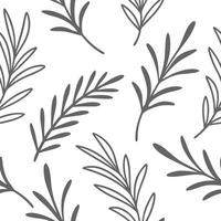 Flat Minimalist herb seamless tile pattern with simple mint leaves and soft grey accents ideal for modern bathrooms concept as Simple mint leaves and soft grey accents create minim Clean Pro 2 vector