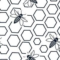 Flat Modern hexagon lines seamless pattern sleek isolated white background ideal for contemporary branding packaging marketing designs concept as Sleek hexagon lines seamless patte Clean Pro vector