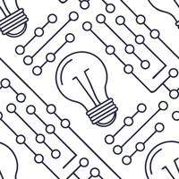 Flat Modern techno circuits tile design featuring clean electronic lines and intricate circuit diagrams isolated white balance digital minimalism concept as Clean digital design fu Clean Pro vector
