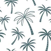 Flat Pastel palm trees seamless pattern soft isolated white background perfect for nursery decor wedding invitations stationery crafts concept as Pastel palm trees seamless pattern Clean Pro vector