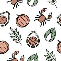 Flat Produce seamless ethnic border patterns using symbolic cultural designs and isolated white backgrounds suitable for digital marketing and product packaging concept as Integrat Clean Pro vector