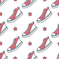 Flat Retro wave seamless pattern with flowing lines and neon accents for dynamic backgrounds concept as Dynamic retro wave pattern featuring flowing lines and neon accents perfect Clean Pro vector