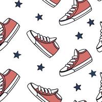 Flat Revive nostalgic banner flair tile layout striking color palettes for seamless pattern printable in EPS AI design format concept as Authentic retro vibe ensures brand dis Clean Pro vector