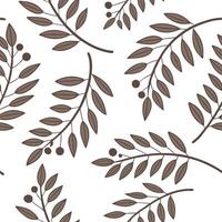 Flat Rustic wisteria texture seamless tile pattern earthy isolated white background ideal for farmhouse decor textiles home accessories concept as Rustic wisteria texture seamless Clean Pro vector