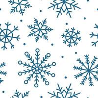 Flat Scandinavian Nordic patterns and snowflakes seamless tile design with cool blue tones concept as Cool blue tones highlight Scandinavian Nordic patterns intertwined with snowfl Clean Pro vector
