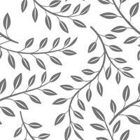 Flat Scandinavian vine seamless tile pattern with minimalistic vines and neutral tones ideal for clean airy spaces concept as Minimalistic vines and neutral tones create Scandinavi Clean Pro 2 vector