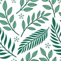 Flat Seamless Greenery Background concept as A seamless background featuring lush greenery and plants symbolizing a fresh start for New Year 2026 and a commitment to Zero Waste Th Clean Pro 2 vector