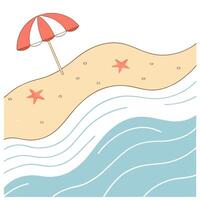 Flat Serene beach waves seamless tile pattern with gentle rolling waves and soft golden sand concept as Gentle rolling waves meet soft golden sand in this serene seamless tile patt Clean Pro vector