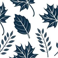 Flat Spring leaves seamless pattern with soft gradients and green tones for fresh natural designs concept as Seamless pattern featuring soft gradient spring leaves in varying shade Clean Pro 3 vector