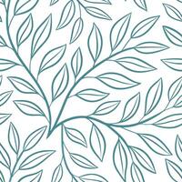 Flat Spring nature seamless pattern with gentle rain droplets on leaves and soft green hues for serene designs concept as Seamless pattern with soft green leaves and gentle rain dr Clean Pro 2 vector