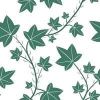 Flat Subtle summer leaves seamless pattern with eucalyptus and olive branches for soft calming spaces concept as Soft eucalyptus and olive branches seamlessly arranged for a calmin Clean Pro 2 vector