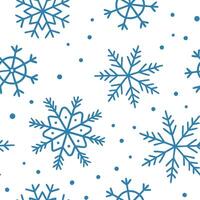 Flat Winter snow seamless pattern with swirling snowflakes and icy blue tones for a peaceful frosty atmosphere concept as Peaceful winter snow pattern with swirling snowflakes and Clean Pro 4 vector