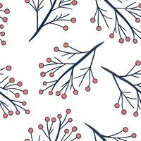 Flat Winter whites seamless pattern with snowflakes frosted trees and soft snow for a serene peaceful winter design concept as Serene winter whites pattern with snowflakes frosted Clean Pro 4 vector
