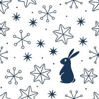 Flat Winter whites seamless pattern with snowflakes frosted trees and soft snow for a serene peaceful winter design concept as Serene winter whites pattern with snowflakes frosted Clean Pro 10 vector