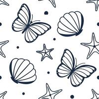 Freeform abstract shapes seamless tile pattern artistic isolated white background ideal for whimsical branding and stationery designs concept as Freeform abstract shapes seamless p Clean Pro vector
