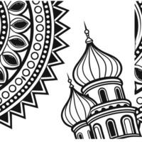 Folk art seamless pattern with symbolic shapes and intricate textures for a detailed cultural and ethnic aesthetic concept as Detailed folk art pattern with symbolic shapes and int Clean Pro vector
