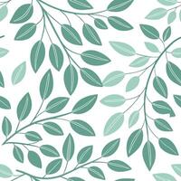 Fresh spring leaves seamless pattern with soft washes of color and delicate gradients for organic elegance concept as Organic spring leaves pattern with soft washes of color and de Clean Pro vector