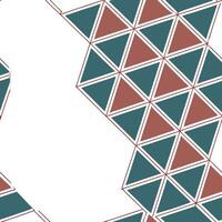Geometric retro polygon seamless tiles jewel tones on white background perfect for elegant designs concept as Creating geometric seamless tile with retro polygons in jewel tones on Clean Pro vector