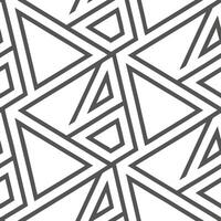 Geometric triangle seamless pattern with interlocking shapes and subtle gradients on white concept as Interlocking triangle shapes with subtle gradients creating sophisticated geom Clean Pro vector