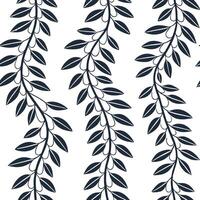 Geometric wisteria vines seamless tile pattern modern isolated white background perfect for contemporary branding packaging concept as Geometric wisteria vines seamless pattern on Clean Pro vector