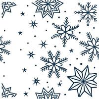 Glittering snowflake and star seamless tile pattern with sparkling winter accents concept as Glittering snowflakes and stars create a sparkling seamless tile pattern with winter ac Clean Pro vector