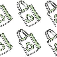 Glossy Reusable Bag Background concept as A seamless background featuring a glossy reusable shopping bag symbolizing sustainability for New Year 2026 The camera captures the shiny Clean Pro 2 vector