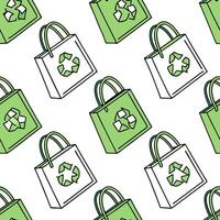 Glossy Reusable Bag Elements concept as A seamless design featuring glossy reusable shopping bags symbolizing sustainability for New Year 2026 The camera captures the shiny Clean Pro vector