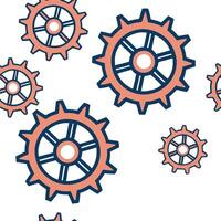 Glowing abstract gears in motion representing operational efficiency concept as A dynamic shot of glowing abstract gears in motion symbolizing operational efficiency in scaling a b Clean Pro vector