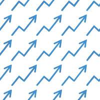 Growth up stock markets blue chart 3d loop animation success rising business financial graph economy data diagram money investment analysis loopable seamless abstract concept conce Clean Pro vector