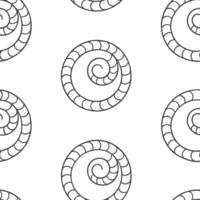 Growth spiral outline tiles concept as Seamless pattern of simple white spiral outlines suggesting growth and progress Camera slowly zooms out to reveal the full spiral pattern S Clean Pro vector