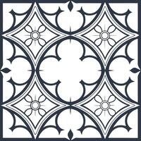 Gothic frame seamless tile pattern with dark tones and intricate details concept as Dark toned gothic frames form seamless tile patterns with intricate details adding mysterious el Clean Pro vector