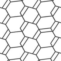 Hexagonal minimal seamless tile pattern structured isolated white background ideal for sleek home textiles wallpapers concept as Minimalist hexagonal seamless pattern with structur Clean Pro vector
