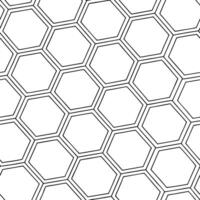 Honeycomb polygon seamless tile pattern refined isolated white background perfect for elegant interiors brand identity packaging solutions concept as Refined honeycomb polygon seam Clean Pro vector