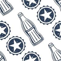 Illustrate a seamless pattern featuring retro polka dots in vibrant primary colors for a playful mid century modern theme concept as Design a repeating pattern with bold polka dot Clean Pro 3 vector