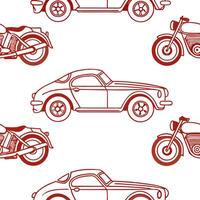 Illustrate a seamless pattern featuring retro polka dots in vibrant primary colors for a playful mid century modern theme concept as Design a repeating pattern with bold polka dot Clean Pro 7 vector