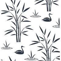 Incorporate traditional Japanese ink painting sumi e into a seamless tile design focusing on minimalist aesthetics and natural forms concept as Create a tile pattern inspired by Clean Pro vector