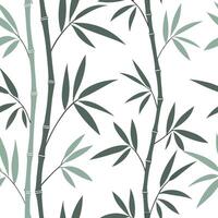 Minimalist bamboo leaves seamless tile pattern with simple green stalks and soft grey accents ideal for modern kitchens concept as Simple green bamboo stalks and soft grey accents Clean Pro 2 vector