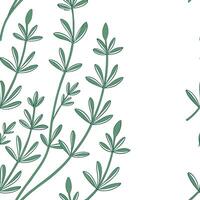 Minimalist herb seamless tile pattern with simple mint leaves and soft grey accents ideal for modern bathrooms concept as Simple mint leaves and soft grey accents create minimalist Clean Pro vector