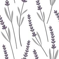 Minimalist lavender seamless tile pattern with simple purple blooms and soft grey accents ideal for modern kitchens concept as Simple purple lavender blooms and soft grey accents c Clean Pro 2 vector