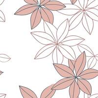 Minimalist poinsettia seamless tile pattern with simple white petals and soft grey accents ideal for modern kitchens concept as Simple white poinsettia petals and soft grey accents Clean Pro vector