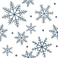 Minimalist snowflake design seamless tile pattern with clean lines and subtle frost details concept as Minimalist snowflakes with clean lines and subtle frost details create a seam Clean Pro vector