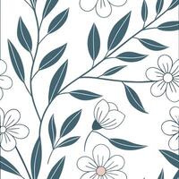 Minimalist spring floral seamless pattern with subtle textures and soft pastel shades for modern aesthetics concept as Soft pastel spring floral pattern with minimalist textures pe Clean Pro vector
