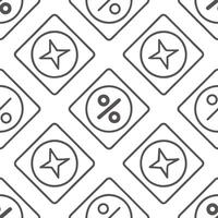 Minimalist tiles with geometric discount and currency patterns concept as A seamless minimalist tile pattern featuring geometric shapes integrated with discount symbols and various Clean Pro vector
