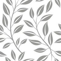 Minimalist vine seamless tile pattern with simple tendril lines and soft grey accents ideal for modern kitchens concept as Simple vine tendrils and soft grey accents create minimal Clean Pro vector