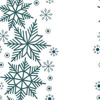 Minimalist winter seamless pattern with geometric snowflakes and icy blue tones for a modern seasonal design concept as Modern winter pattern with geometric snowflakes and icy blue Clean Pro vector