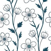 Modern geometric buttercup seamless pattern with abstract shapes and white balance on white concept as Abstract geometric buttercups with modern shapes forming a unique seamless pa Clean Pro vector