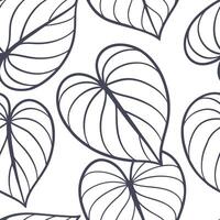 Modern geometric Pilea seamless pattern with abstract shapes and white balance on white concept as Abstract geometric Pilea leaves with modern shapes forming a unique seamless patt Clean Pro vector