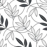 Modern geometric sage leaves seamless pattern with abstract shapes and white balance on white concept as Abstract geometric sage leaves with modern shapes forming a unique seamless Clean Pro vector